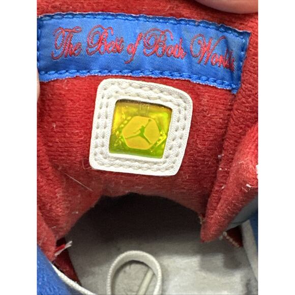 Jordan 5 Fusion Varsity Red Blue Ribbon 318608 162 Mens Size 12 Varsity - Picture 11 of 11